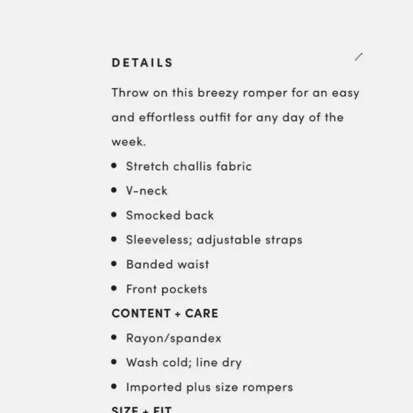 Torrid green floral sz 0 sleeveless Romper - Picture 6 of 7